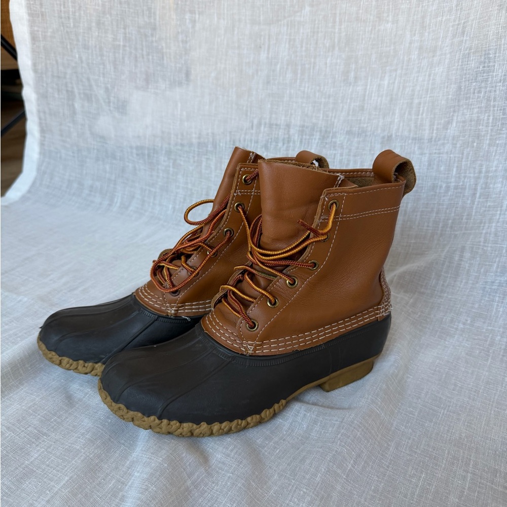 L.L. Bean Women's Tan and Black Winter Boots